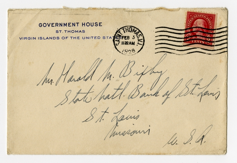 Image: correspondence: Charles Lindbergh to Harold M. Bixby