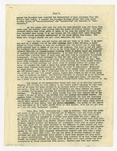 Image: correspondence: Harold M. Bixby, family circular letter