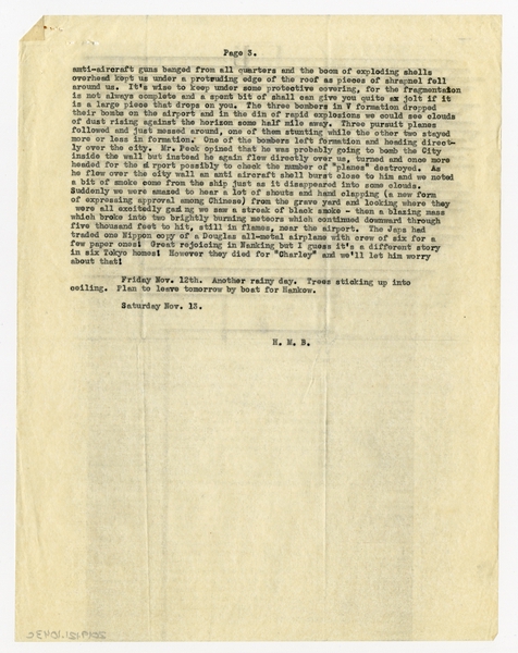 Image: correspondence: Harold M. Bixby, family circular letter