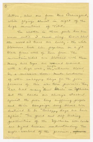 Image: correspondence: Harold M. Bixby, family circular letter