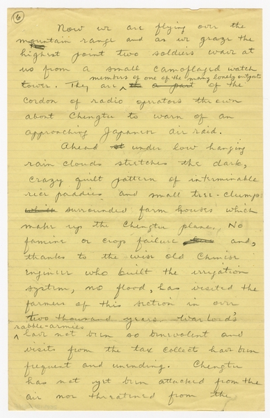 Image: correspondence: Harold M. Bixby, family circular letter