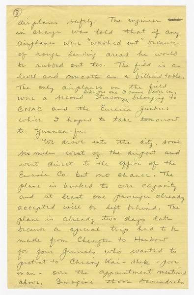 Image: correspondence: Harold M. Bixby, family circular letter
