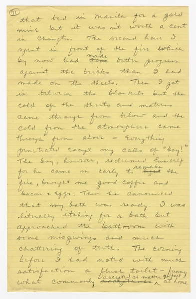 Image: correspondence: Harold M. Bixby, family circular letter