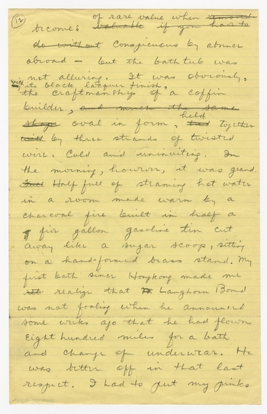 Image: correspondence: Harold M. Bixby, family circular letter