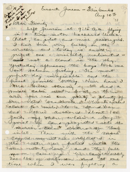 Image: correspondence: Harold M. Bixby, family circular letter