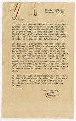Image: correspondence: Tom Reynolds to Harold M. Bixby