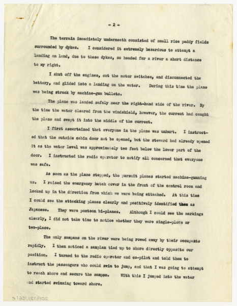 Image: correspondence: Tom Reynolds to Harold M. Bixby