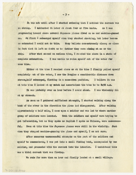 Image: correspondence: Tom Reynolds to Harold M. Bixby