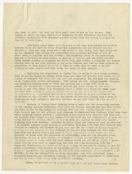 Image: correspondence: William L. Bond to Harold M. Bixby