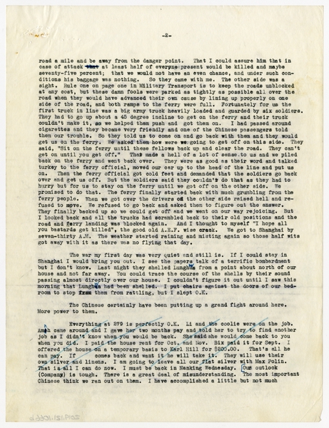 Image: correspondence: William L. Bond to Kitsi Bond