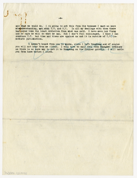 Image: correspondence: William L. Bond to Kitsi Bond