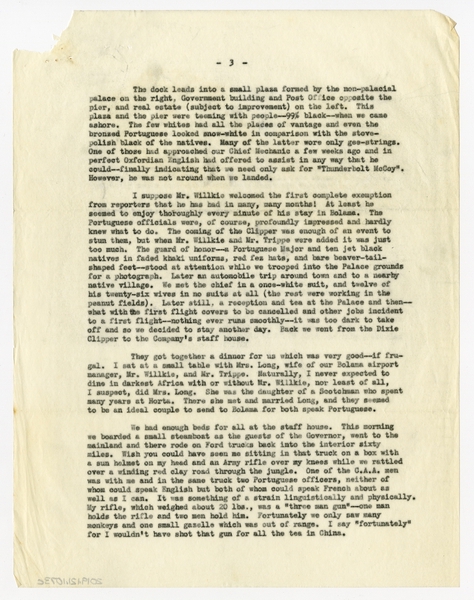 Image: correspondence: Harold M. Bixby, family circular letter
