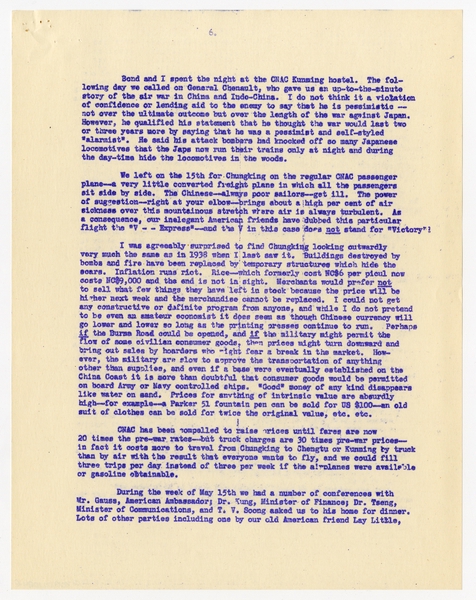 Image: correspondence: Harold M. Bixby, family circular letter