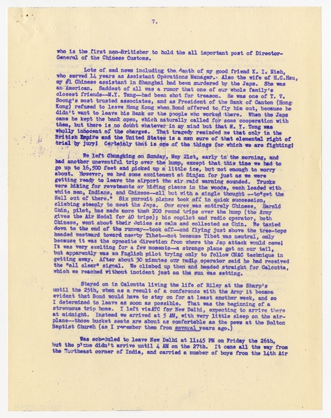 Image: correspondence: Harold M. Bixby, family circular letter
