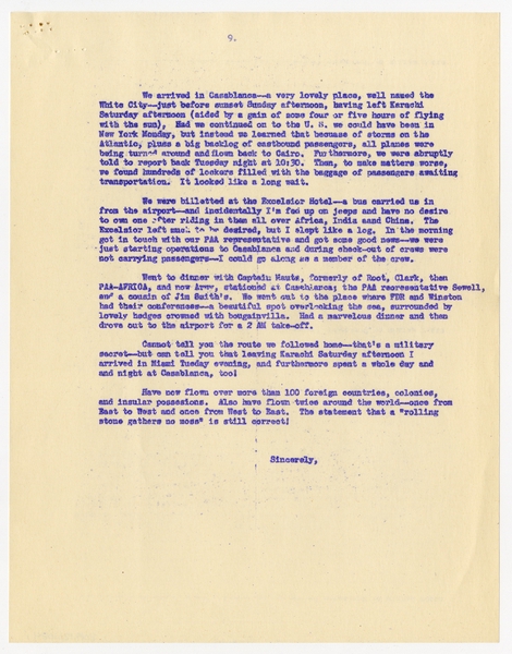 Image: correspondence: Harold M. Bixby, family circular letter