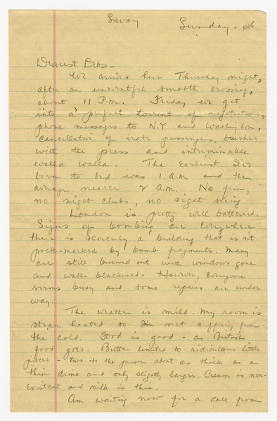 Image: correspondence: Harold M. Bixby to Debby Bixby