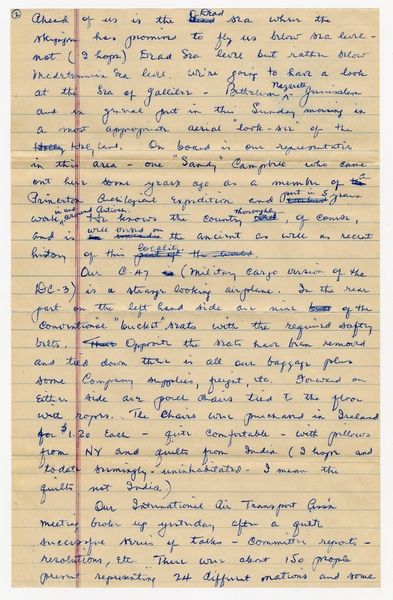 Image: correspondence: Harold M. Bixby to Debby Bixby