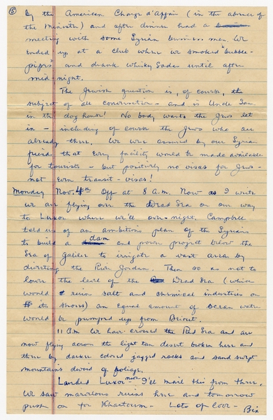 Image: correspondence: Harold M. Bixby to Debby Bixby