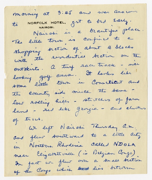 Image: correspondence: Harold M. Bixby to Debby Bixby