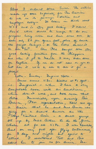 Image: correspondence: Harold M. Bixby to Debby Bixby