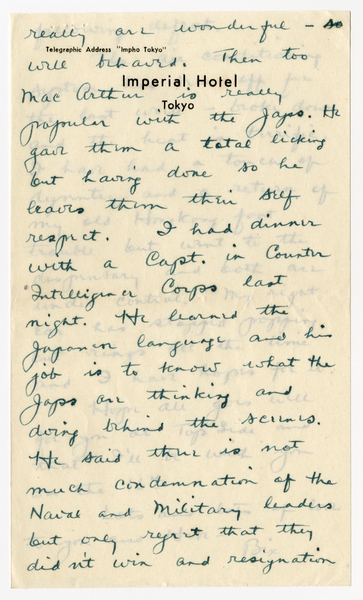 Image: correspondence: Harold M. Bixby to Debby Bixby