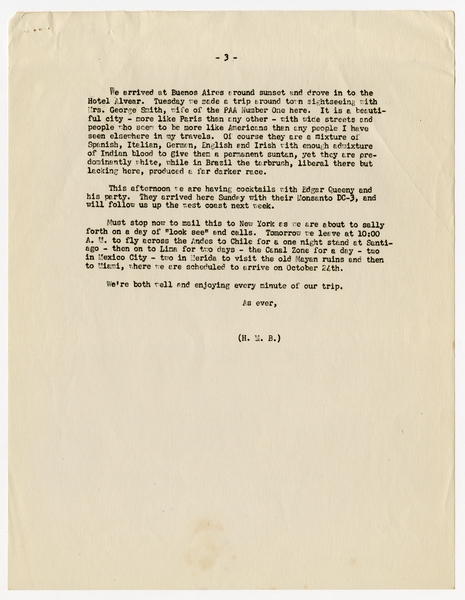 Image: correspondence: Harold M. Bixby, family circular letter