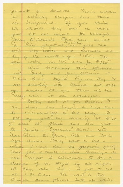 Image: correspondence: Harold M. Bixby to Debby Bixby