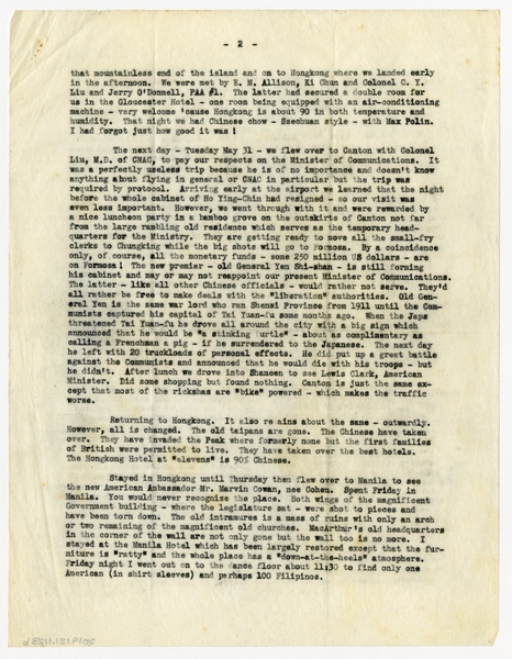 Image: correspondence: Harold M. Bixby, family circular letter
