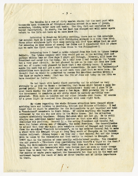 Image: correspondence: Harold M. Bixby, family circular letter