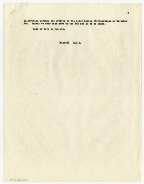 Image: correspondence: Harold M. Bixby to his daughters