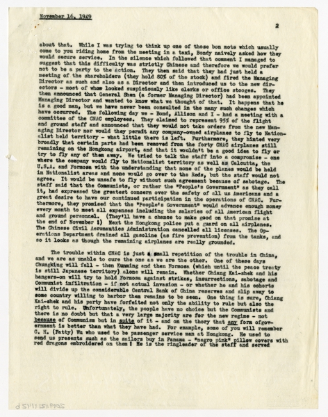 Image: correspondence: Harold M. Bixby, family circular letter