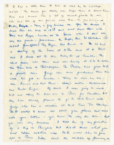 Image: correspondence: Harold M. Bixby to Debby Bixby
