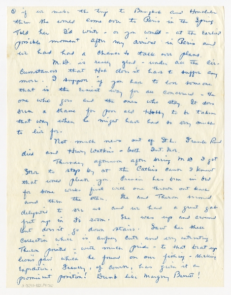Image: correspondence: Harold M. Bixby to Debby Bixby