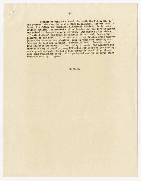 Image: correspondence: Harold M. Bixby, family circular letter