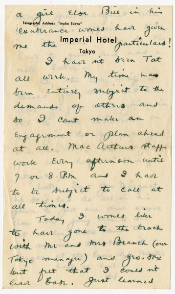 Image: correspondence: Harold M. Bixby to Debby Bixby