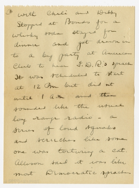 Image: correspondence: Harold M. Bixby to Debby Bixby