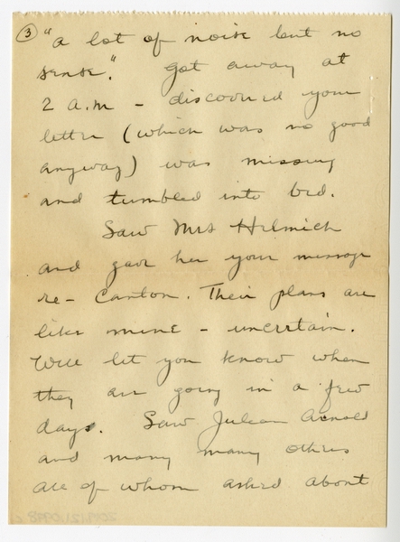 Image: correspondence: Harold M. Bixby to Debby Bixby