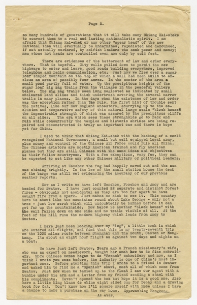 Image: correspondence: Harold M. Bixby, family circular letter