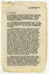 Image: correspondence: Harold M. Bixby to S.W. Morgan