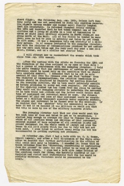 Image: correspondence: Harold M. Bixby to S.W. Morgan