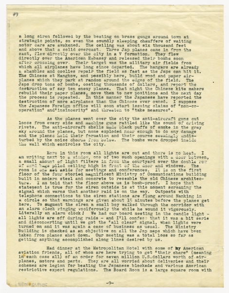 Image: correspondence: Harold M. Bixby, family circular letter