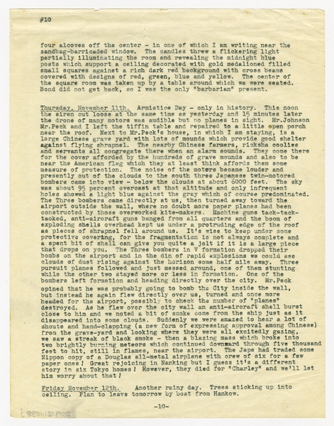 Image: correspondence: Harold M. Bixby, family circular letter