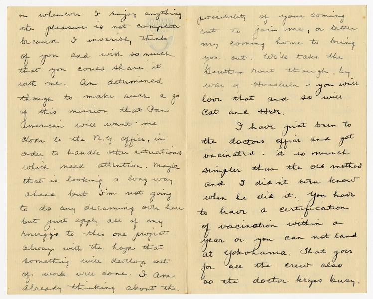 Image: correspondence: Harold M. Bixby to Debby Bixby