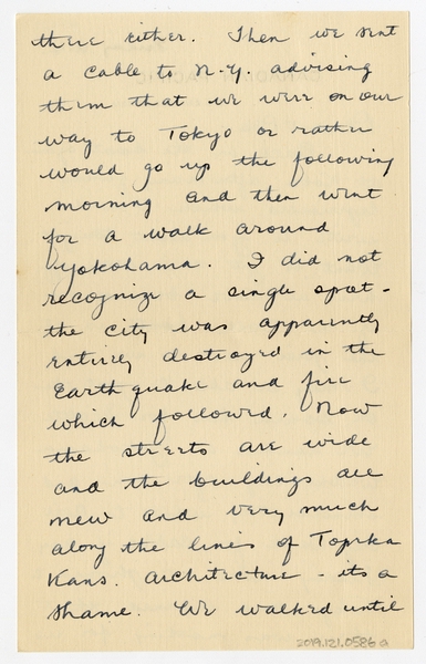 Image: correspondence: Harold M. Bixby to Debby Bixby