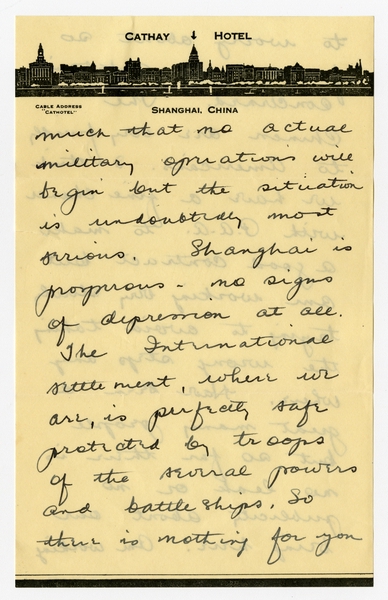 Image: correspondence: Harold M. Bixby to Debby Bixby