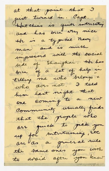 Image: correspondence: Harold M. Bixby to Debby Bixby