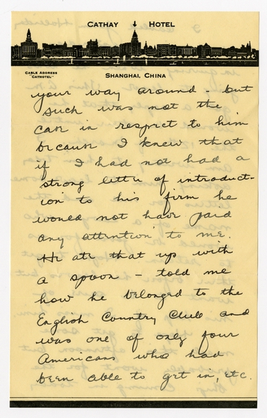 Image: correspondence: Harold M. Bixby to Debby Bixby