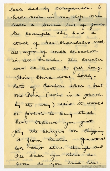 Image: correspondence: Harold M. Bixby to Debby Bixby