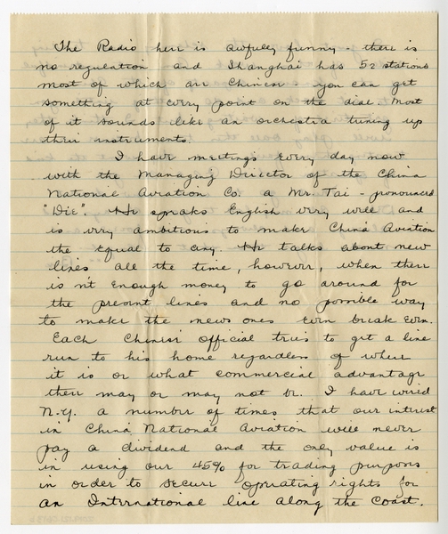 Image: correspondence: Harold M. Bixby to Debby Bixby
