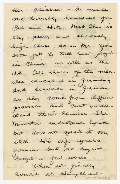Image: correspondence: Harold M. Bixby to Debby Bixby